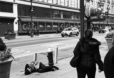 Homeless : Street Life : New York : Personal Photo Projects : Photos : Richard Moore : Photographer